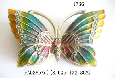 Китай Butterfly Design Luxury Metal Jewelry Box Newest Promotional Box for Jewelry продается