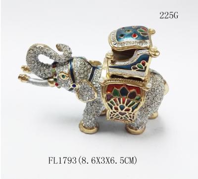 Китай Elephant jewelry boxes rhinestone animal gift box for jewelry wedding gift продается