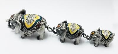 Китай Gift Jewelry Box Elephant Shape Trinket Box Alloy Jewelry Box продается