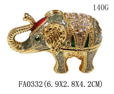 Китай Indian elephant decorated Custom Made Jewelry Boxes animal gift box for jewelry wedding gift продается