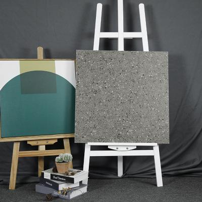 China Modern New Chinese Artificial Stone Polished Grey Terrazzo Floor Tiles For Project Decoration for sale