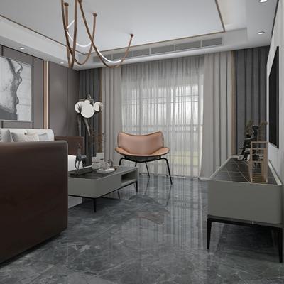 China Modern Glazed porcelain interior premium porcelanato 1000x1000 ceramic marble look bedroom floor tile for sale