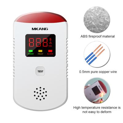 China Sound Alarm LPG, CO, Natural Gas Leak Alarm Home Security Gas Detector Voice Smart Home for sale