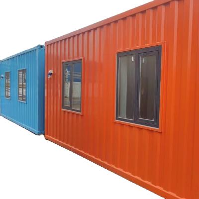 China Contemporary Newly designed self built container house steel structure with sandwich cotton wall as the main body for sale