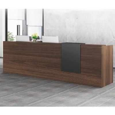 China Modern High Quality Wooden Reception Desk Reception Table Hotel Living Room Reception for sale