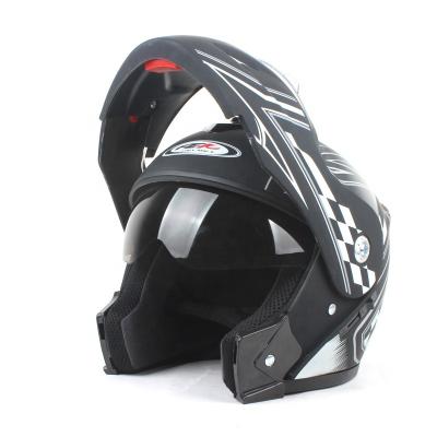 China Flip Up Helmet Flip Up Double Visor Helmet for sale