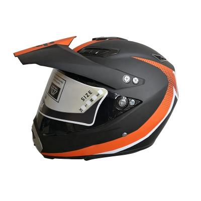 China High quality fancy price and fashion cheap motorcycle crossover helmet crossover helmet with sun visor for sale