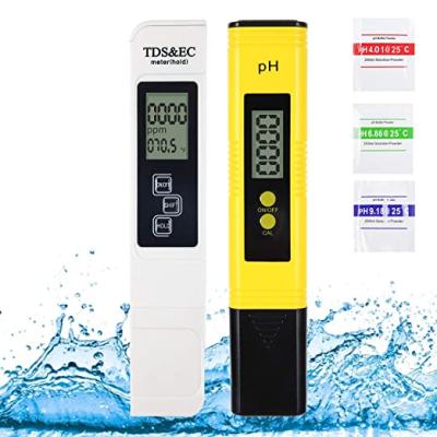 China Pen Type 0-14 PH Tester 3 in 1 TDS EC pH and TDS Meter Combo 22*10mm for sale