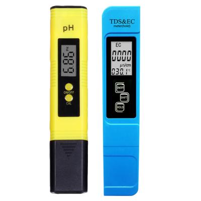 China 2 Pcs Water Combo Tester Digital TDS pH Meter 0.0-14.0 pH 22*10mm for sale