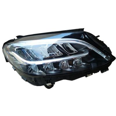 China Safely Drive Original Used Full Headlight For Mercedes Benz C 2019-2021 Year With Koplamp Rotating Module Unit LED Headlight DRL for sale