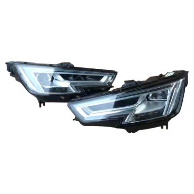 China Car Accessories Xenon Head Lamp Modified Front Light Lens Led Headlights Original For OEM Size/Standard B9 A4 PC for sale