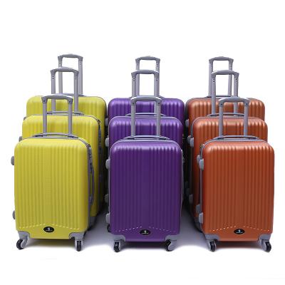 China High quality waterproof ABS polyester luggage 20/24/28 carry-on carry-on with low price for sale