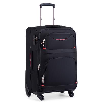 China Custom Made Oxford Luggage Bag Trolley 4 Wheel Luggage Bag Men Traveling Suitcase Bags Luggage Set for sale