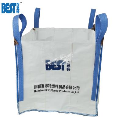 Китай FIBC Bulk Bags Polypropylene ANTISTATIC For Cement Fertilizer 1 Ton Jumbo Bag продается