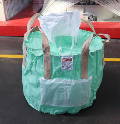 China Green Builders Heavy Duty Gravel Driveway Bag ANTI-STATIC Half Ton Fine Bulk 1 Ton Polypropylene PP Bags Te koop