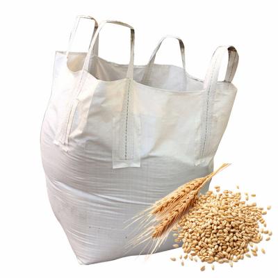 Cina ANTISTATIC fibc bag recycled fibc bulk bags for bulk grains rice wheat corn big one ton grain bags in vendita