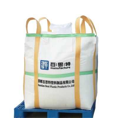 China 1000Kg 1500kg ANTISTATIC Capacity Ton Jumbo Bag For Building Economy Material Te koop