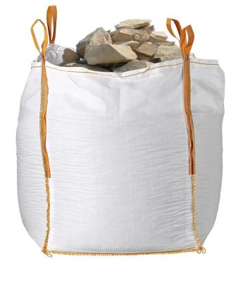 China Customized logo 1.5 ton 1500kg 1000kg FIBC large PP woven sack ANTISTATIC bulk bag for transportation à venda