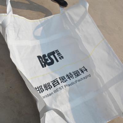 China 500kg 1 ton 1.5Tons fibc circular soft plastic lifting sling big blank sack belt PP woven pallet ANTISTATIC for cement fertilizer bags en venta