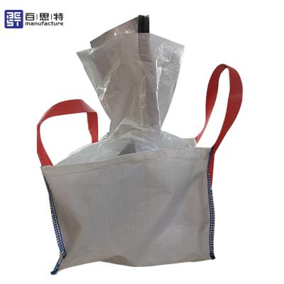 Cina ANTISTATIC Sack 1000kg color plant bulk bag fibc big bag green peat for recycling materials in vendita