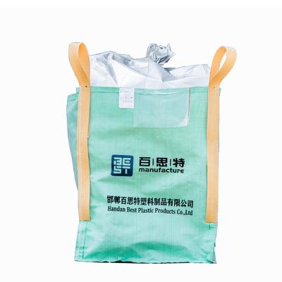 Cina 1000kg Fibc Bag Large Size Aluminum Foil Container ANTISTATIC Jumbo Coating Large Jumbo Bag Aluminum Foil Packaging Bags For Battery Powder in vendita