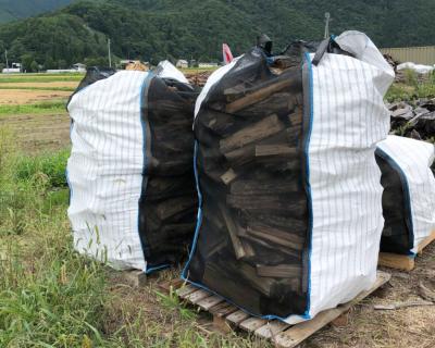 China Wholesale Breathable Mesh Firewood Bags Breathable Firewood Packaging Vented Bag for sale