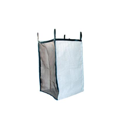 중국 High Quality Breathable PP Woven Vented Breathable Bulk Packaging For Firewood Four Sides Mesh Big Bags Mesh Sacks 판매용