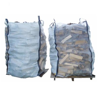 China Breathable Wholesale Recycle And UV Biodegradable Firewood Net Jumbo Bag for sale