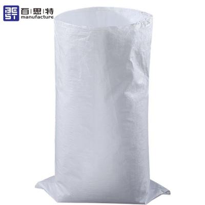 중국 25kg 50kg Moisture Proof White Polypropylene Woven Sand PP Sack Empty Bags For Flood Control 판매용