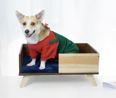 China RM Stored Solid Wood Dog Bed Winter Warm Kennel All Seasons Small And Large Universal Pet Bed 23*15*10 Inch Removable And Washable for sale