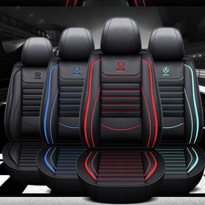 China Business / 3D Design Luxury Leather Universal Car Breathable Environmental Protection Wear Car Seat Covers for sale