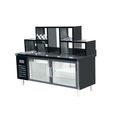 China Restaurant Bubble Tea Bar Furniture Machine Drinks Station Juice Bar Bubble Tea Counter for sale