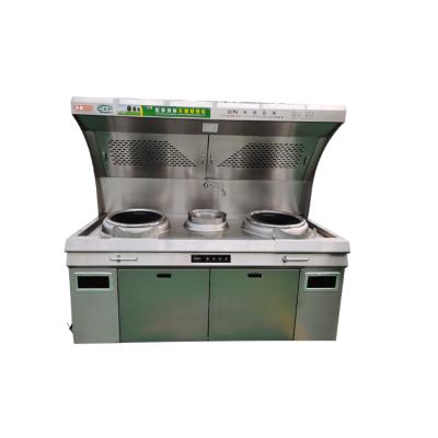 China Environmental Protection Zhongruide Oil Steam Purification Gas Stove High Quality Commercial High Power Steam Integrated Stove for sale