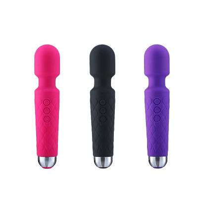 China Silicone Vibrator Sexhome Amazon Best Seller Rechargeable Clitoris Vibrator with 20 Powerful Vibration Wand Massager Modes, Gift-Quiet Minute, Waterproof, Hand Held for sale