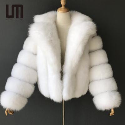 China Liu Ming 2022 Fashion Trends Breathable Winter Women's Real Fur Plus Size Jacket Fox High Quality Fur Coat for sale