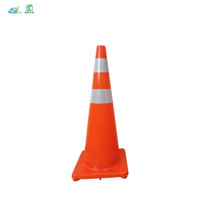 China One Piece Traffic Cone Construction Professional Manufacturing 90 cm One Piece Construction Traffic Cones for sale