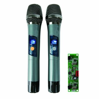 China Factory OEM Microphone UHF Fixed Frequency Microphone PCB Board Handheld Offer Bass Impedance For Cart Speaker for sale