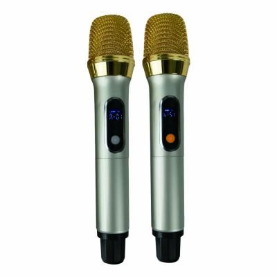 China USB Port Assembled USB Port Assembled Handheld Microphone Cheap Filling Variable UHF PCB Board With Dual Mics And Speaker Handheld Battery for sale