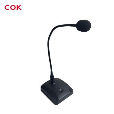 China gooseneck microphone wholesale price wired gooseneck conference microphone system with speaker for sale