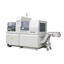 China Precision Ground Cnc Auto Lathe Machine 80mm Spindle Bore Size Two Doors for sale