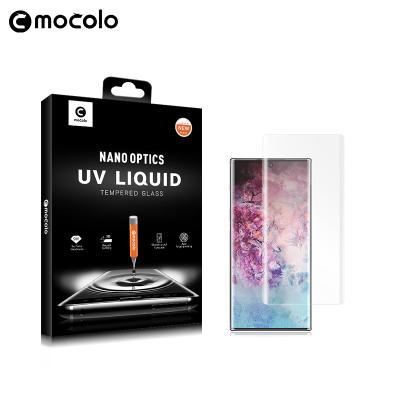 China 2.5D/3D Full Coverage High Quality 3D Curved Full Glue Tempered Glass UV Screen Protector For Samsung Galaxy Note10 pro for sale