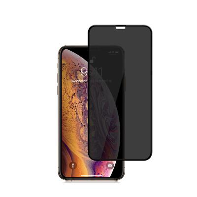 China 2.5D/3D Full Cover HD Clear Tempered Glass Mobile Phone Privacy Screen Protector For iPhone XS for sale