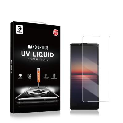 China Free Sample Full Coverage 3D Full Coverage Mocolo 3D Tempered Glass 3D Liquid Curved UV Light Screen Protector For Sony Xperia 1 II Nano Screen Protector for sale