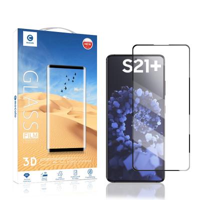 China 3D Full Coverage 9H 3D Curved Tempered Glass Sheet For Samsung Galaxy S20 S21 S30 Screen Protector Film Fingerprint Opening S20 Plus for sale