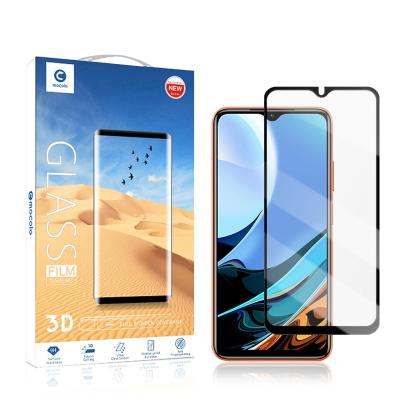 China best sales full coverage 3D tempered glass mobile screen protector for Xiaomi Redmi 9T 3D curved glass protective film for sale