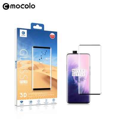 China 2.5D/3D Full Cover 9H Tempered Glass 3d Curved Clear Phone Screen Protector For OnePlus 7 pro for sale