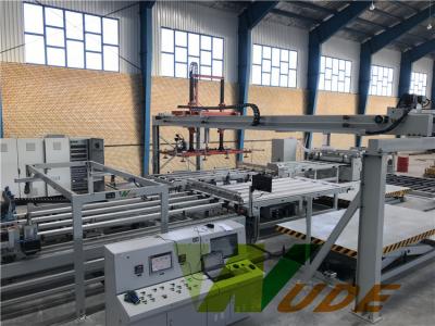 China Furniture Board Double Sided Synchronous Laminating Line Hot Press Full Automatic for sale