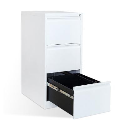 China 3 drawer steel wool mobile storage cabinet with safe locks for sale