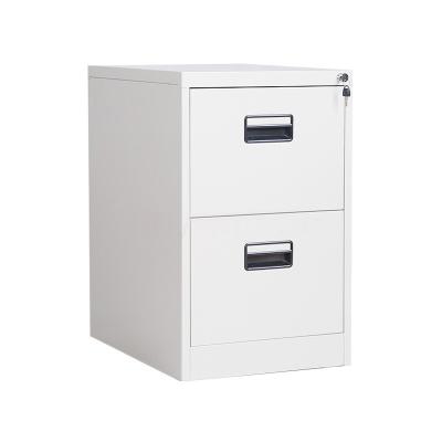 China Fashional Office Drawer Metal Furniture Filling Cabinet Vertical Movable Metal 2 Drawer Storage Cabinet for sale