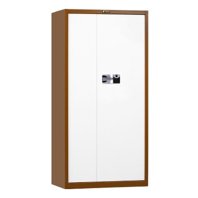 China Mobile Steel Coffee 2 Door Security Confidential Storage File Cabinet With Fingerprint Lock for sale